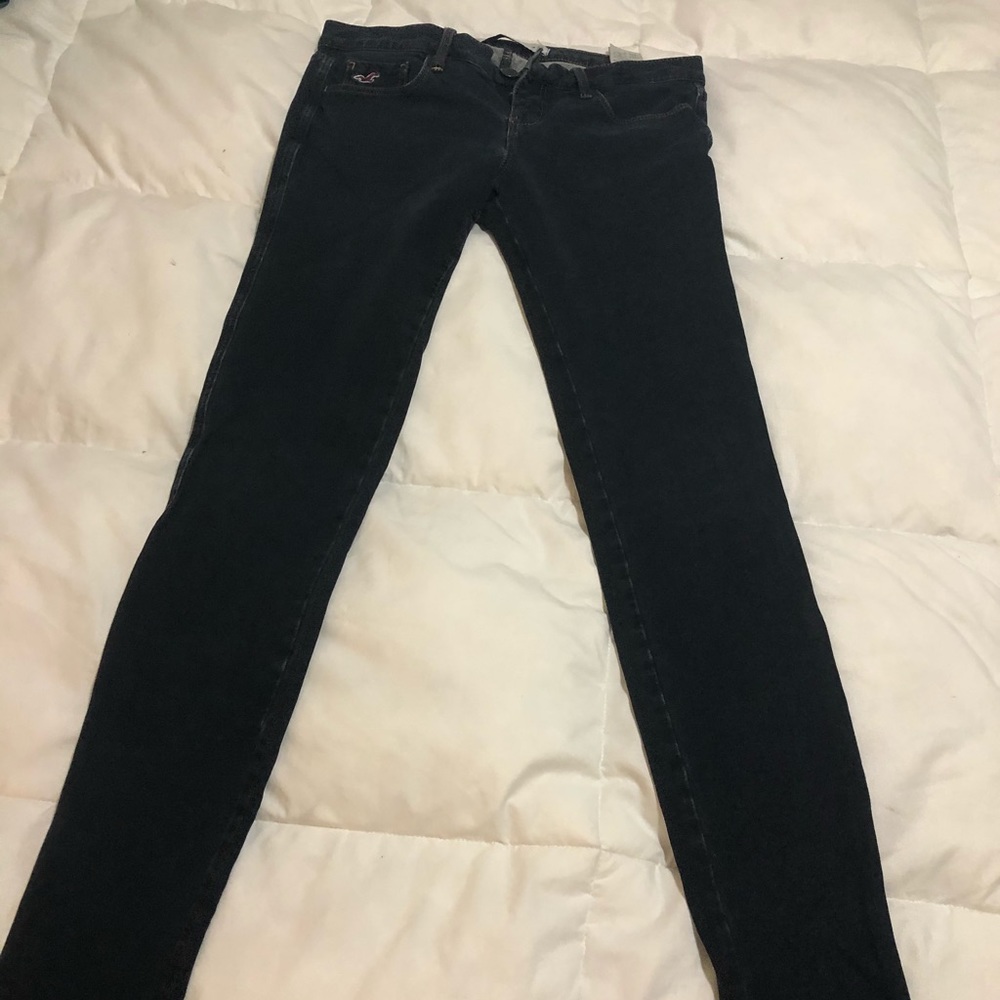 Hollister dark blue jeggings
